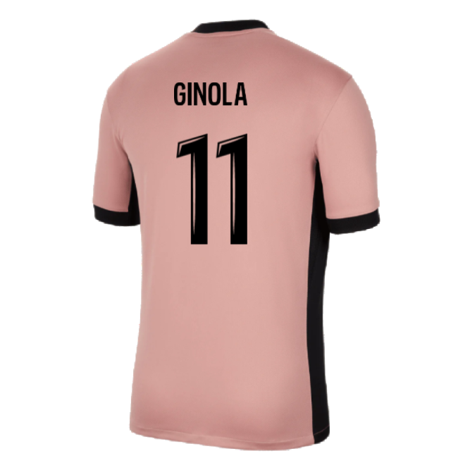 2024-2025 PSG Third Kit (Ginola 11) | Replica | Discounted