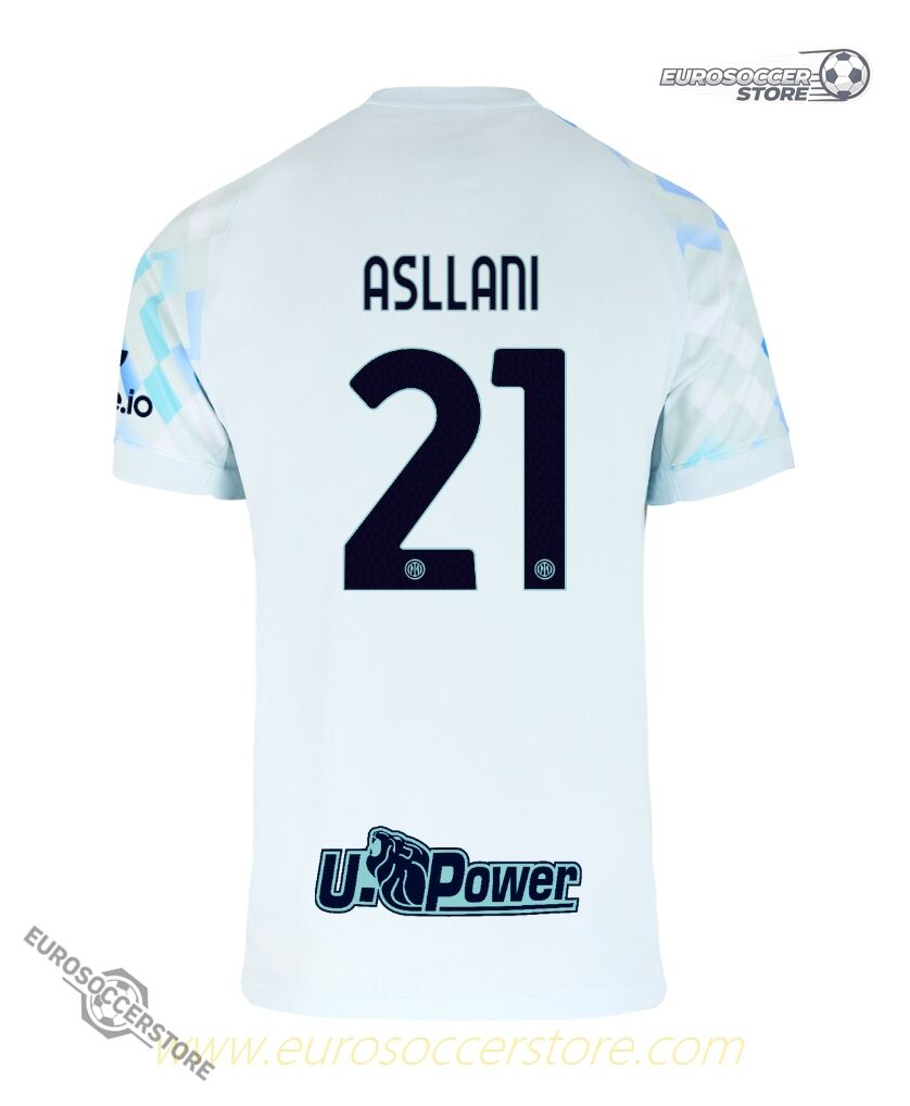 Inter Milan 25-26 Season Away Jersey ASLLANI Number 21