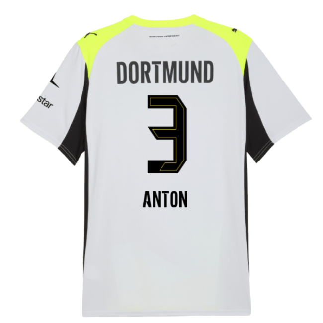 Retro 2025-2026 Borussia Dortmund Professional Away - Midfield
