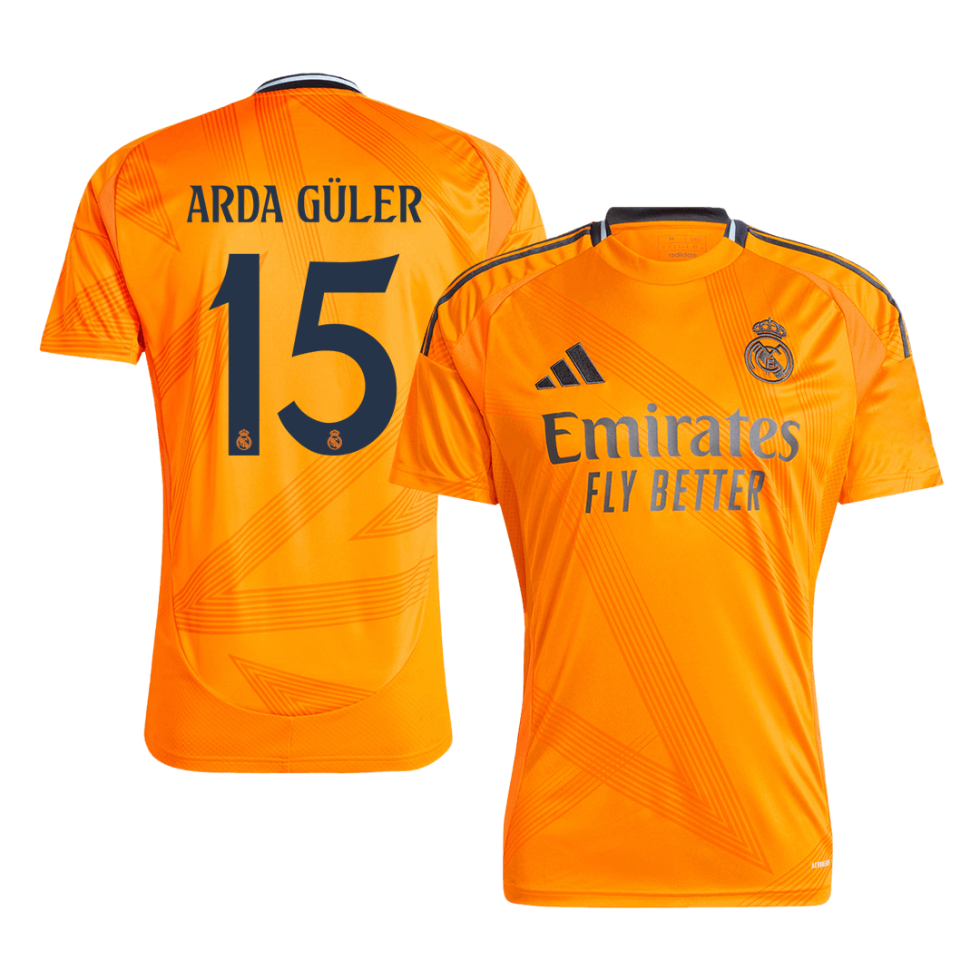 Arda G¨¹ler #15 Real Madrid Away  Soccer Jersey 2024/25 Authentic Kit