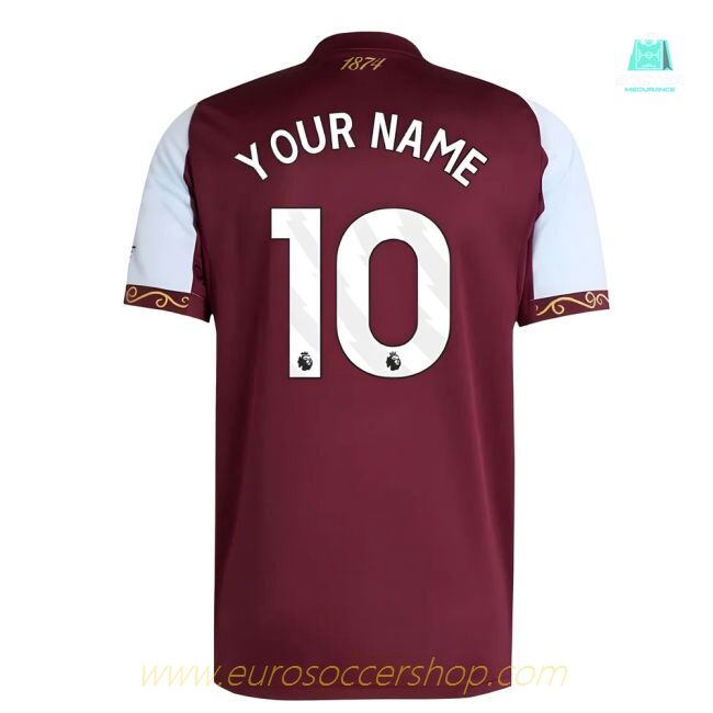 2025-2026 Aston Villa Home Shirt (Your Name)