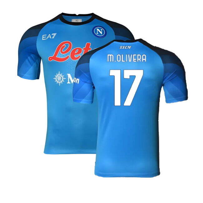 Proud Napoli Xl M Olivera #17 Match Quality Latest Edition Shirt In...
