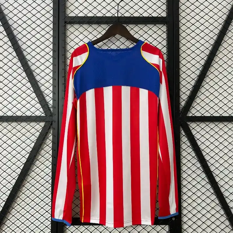 2004-2005 Atletico Madrid Long Sleeve Jersey retro kit