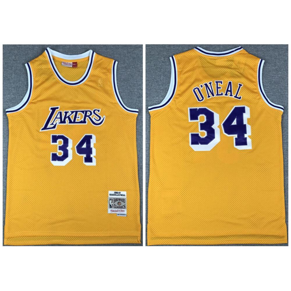 Official 34 Los Angeles Lakers Jersey - - Fan Favorite