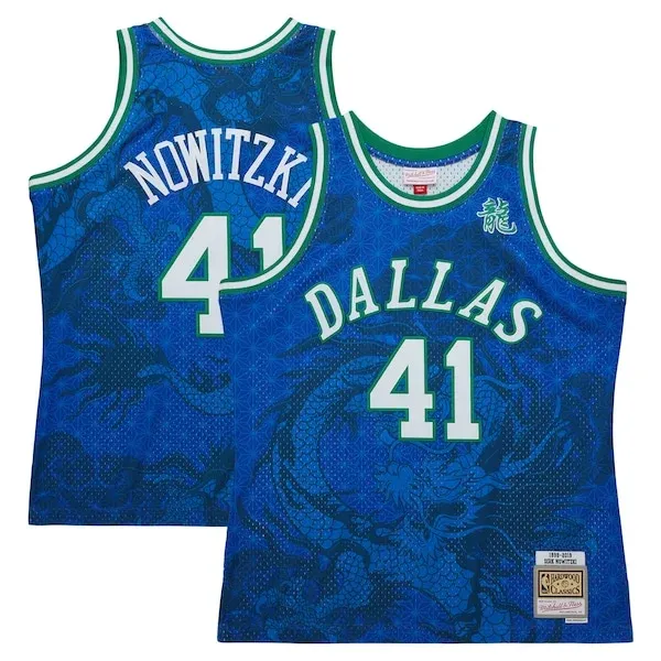 Dirk Nowitzki DAL Swingman Jersey - official swingman-jersey - Blue