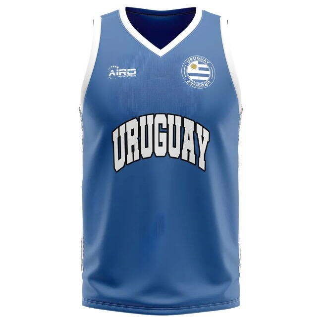 Uruguay Home Concept Basketball Shirt