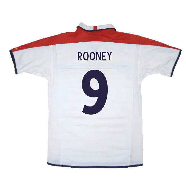 Cost-effective England 2003-05 Home Shirt ((Very Good) L) (Rooney 9) Discount Campaign