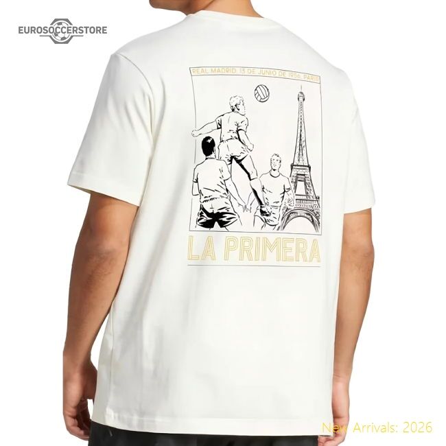 Elite 2024-2025 Real Madrid Ucl Heavy Cotton Tee (off White)