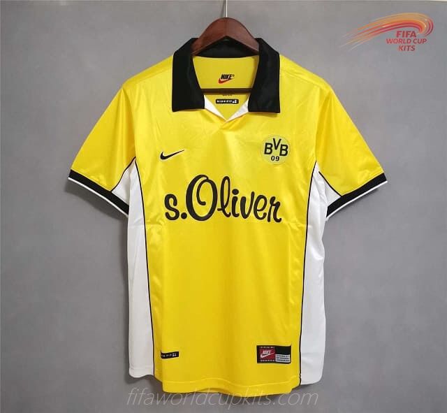 Dortmund Soccer Uniform 98-99 season Home