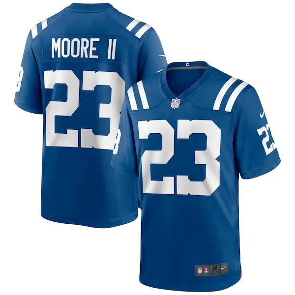None Kenny Moore Game Jersey - Royal | NFL Player Jersey | NFL Footbal