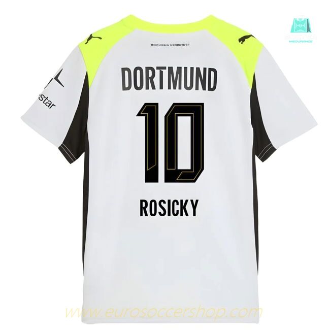 2025-2026 Borussia Dortmund Away Shirt (Kids) (Rosicky 10)