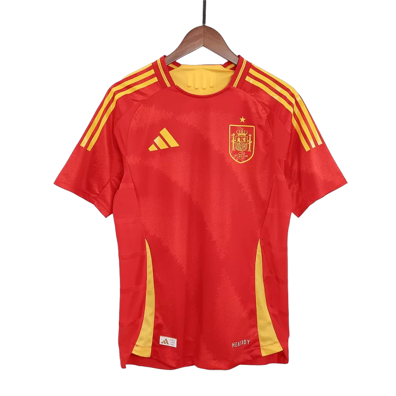 Player Version Spain Home Soccer Jersey Euro 2024 Authentic Kit