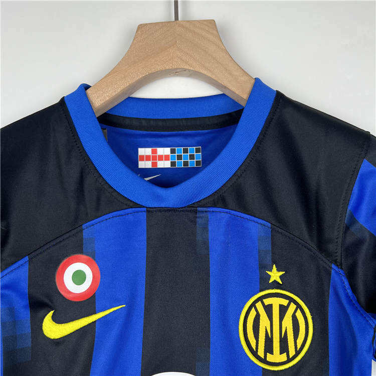 KIDS INTER MILAN 2324 HOME BLUE FOOTBALL KITShirtShorts - Official