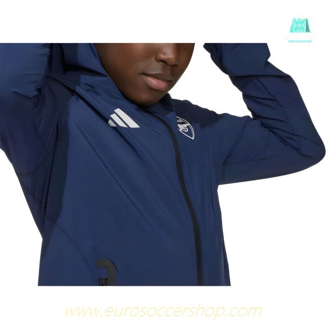 2025-2026 Arsenal Competition Vis Tech Jacket (Navy) - Kids