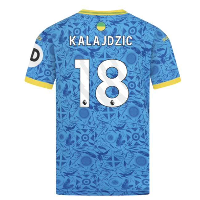 Great Deal 2025-2026 Wolves Third Shirt (Kids) (Kalajdzic 18)