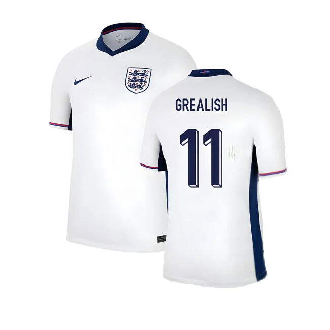 Grealish 11 Top Quality England 2024-2025 Home Shirt