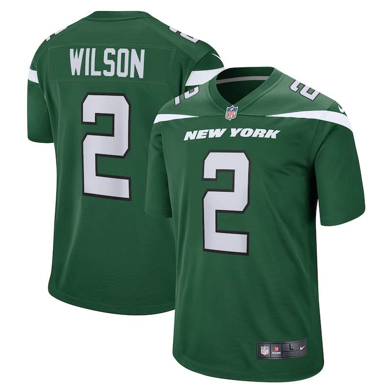 None Zach Wilson NY Jets Durable Game Jersey for NFL Fans