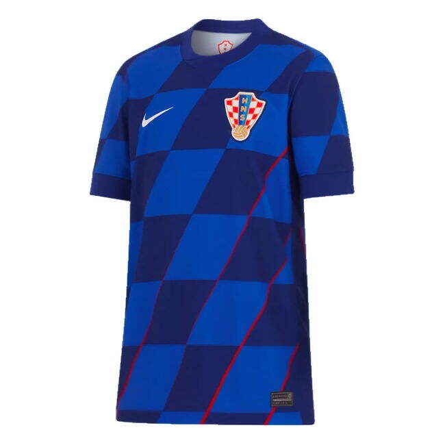 Kids Genuine 2024-2025 Croatia Euro 2024 Away Uniform
