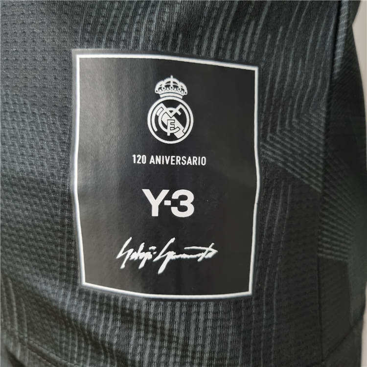 KidsYouth Real Madrid X Y3 2223 Black Soccer Football KitShirtShort -