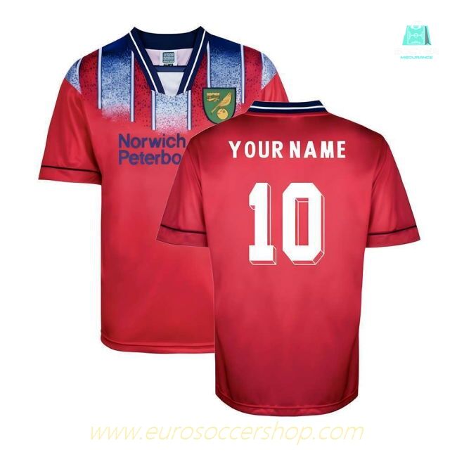 Norwich City 1996 Away Retro Shirt (Your Name)