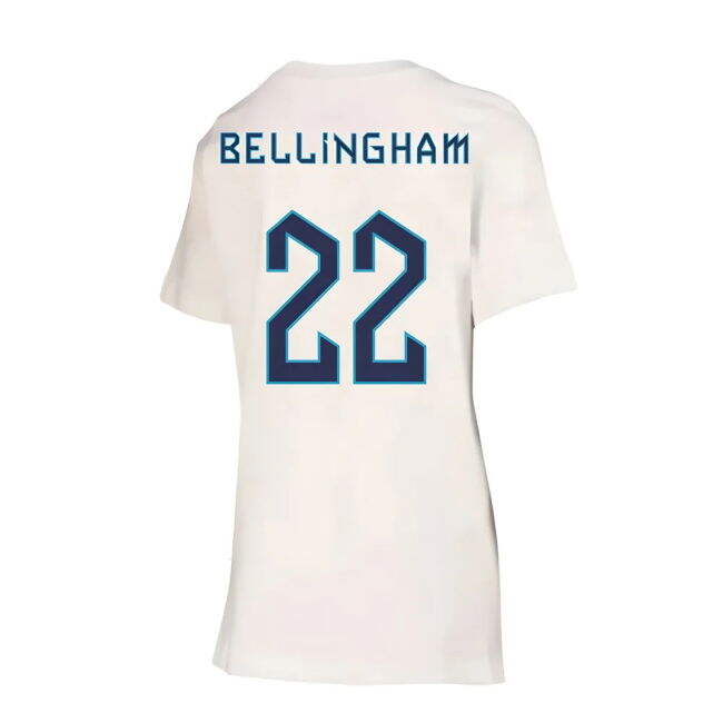 Kids Bellingham 22 2022-2023 England Football Team Home Jersey