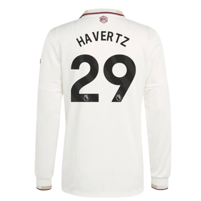 Arsenal 2025-20 Third Football Shirt with Havertz Printing L S