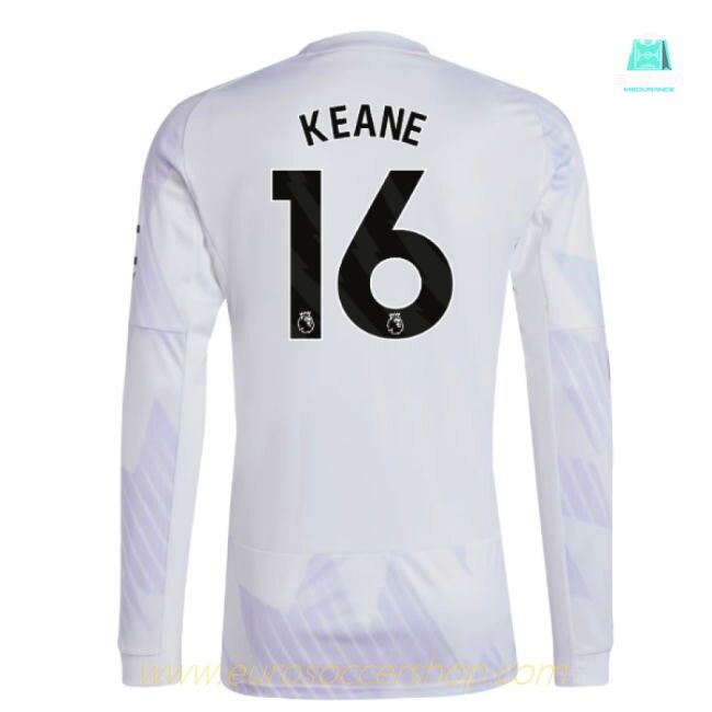 2025-2026 Man Utd Long Sleeve Away Shirt (Keane 16)