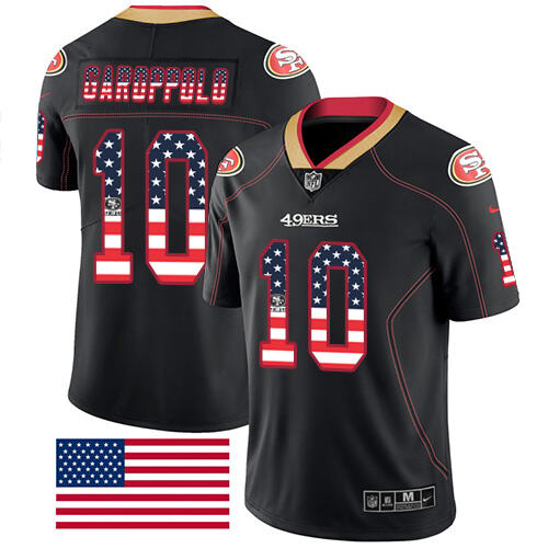 NFL 49ers #None Black None Limited Jersey athletic wear