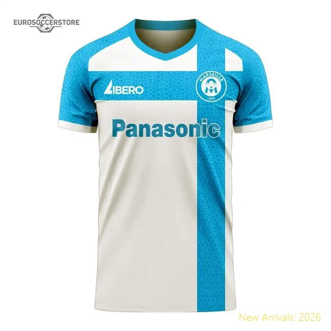 Match-Day Marseille 2025-2026 Home Concept Football Kit (Libero) (Payet