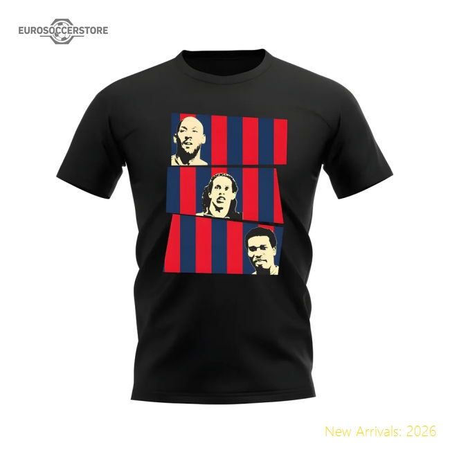 Match-Day Performance Anelka Ronaldinho Okocha Psg T-Shirt (Black)
