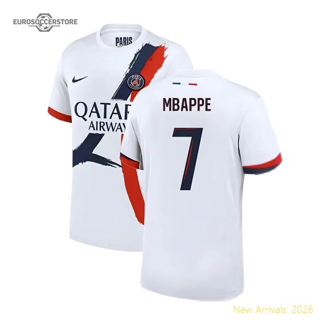 Authentic Premium 2024-2025 Psg Away Shirt (Mbappe 7)