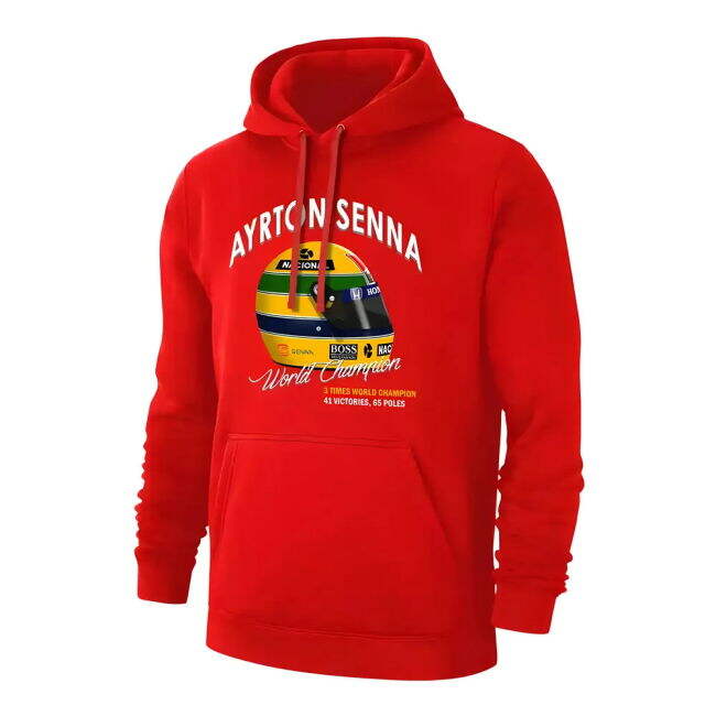 Kit Ayrton Senna Helmet Footer With Hood, Red Kit Player