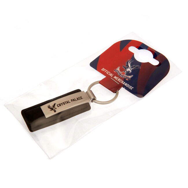 vintage Crystal Palace FC Leather Key Fob