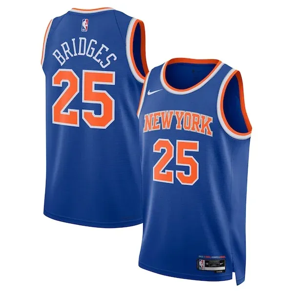 Mikal Bridges NYK Swingman Jersey - exclusive retro - Blue athletic