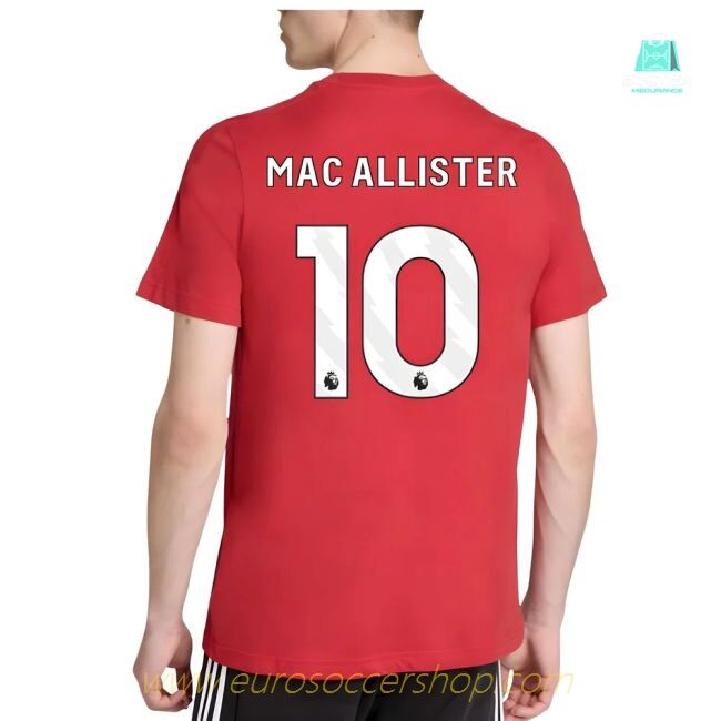 2025-2026 Liverpool DNA Tee (Red) (Mac Allister 10)