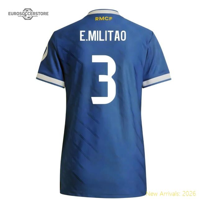 2025-2026 Real Madrid Third Top-tier Jersey E.militao Nike Dri-fit