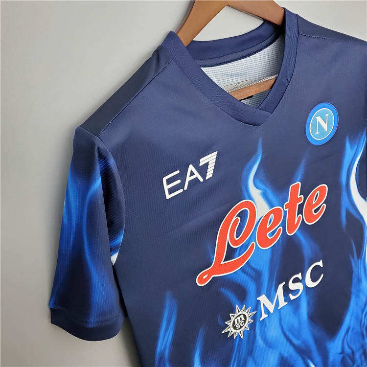 22-23 Napoli Home Blue Soccer Jersey Football Shirt - Official