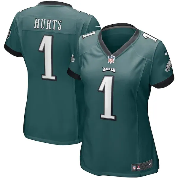 None Jalen Hurts Game Jersey - Green | NFL Player Jersey | NFL Footbal