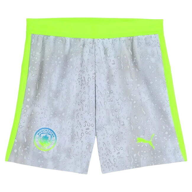 2025-2026 Man City Third Shorts (Cool Weather) - Kids