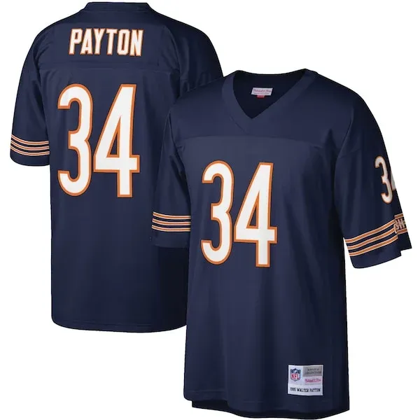 None Walter Payton Replica Jersey - Navy | NFL Player Jersey