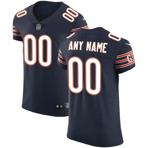 None Chicago Bears Elite Jersey - Navy | NFL Player Jersey | NFL Footb