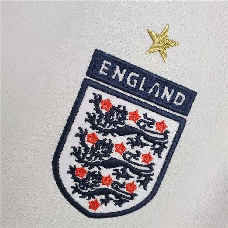 2006 England Home White Retro Soccer Jersey Football Shirt - Official