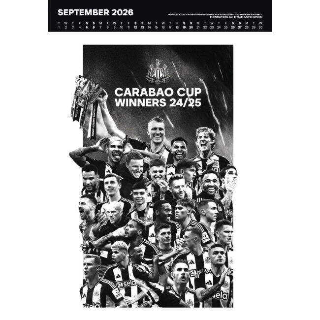 Newcastle United FC Deluxe Calendar 2026