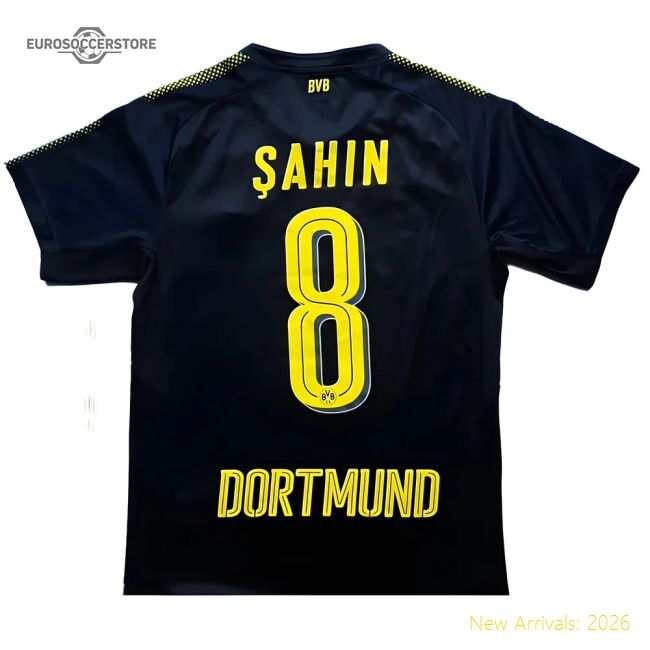 Borussia Dortmund 2017-18 Away Shirt (sahin 8) ((very Good) S)