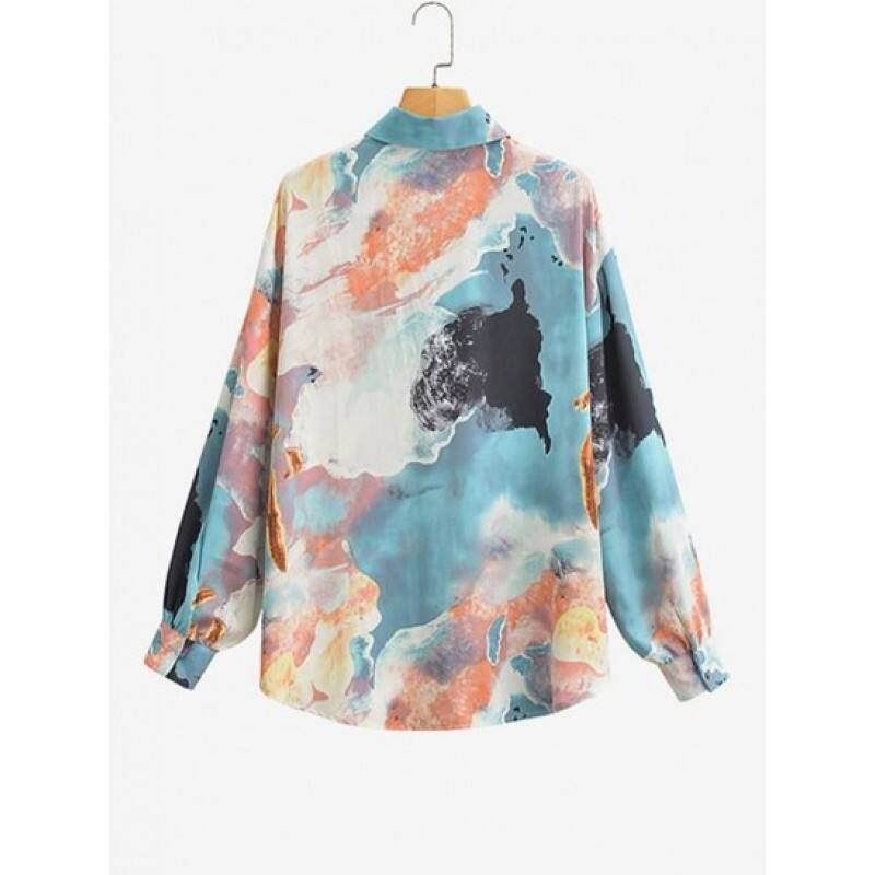 Tie Dye Long Sleeve Shirt WB6706