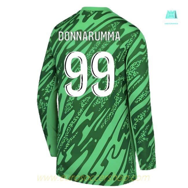 2024-2025 PSG Home Goalkeeper Shirt (Green) (Donnarumma 99)
