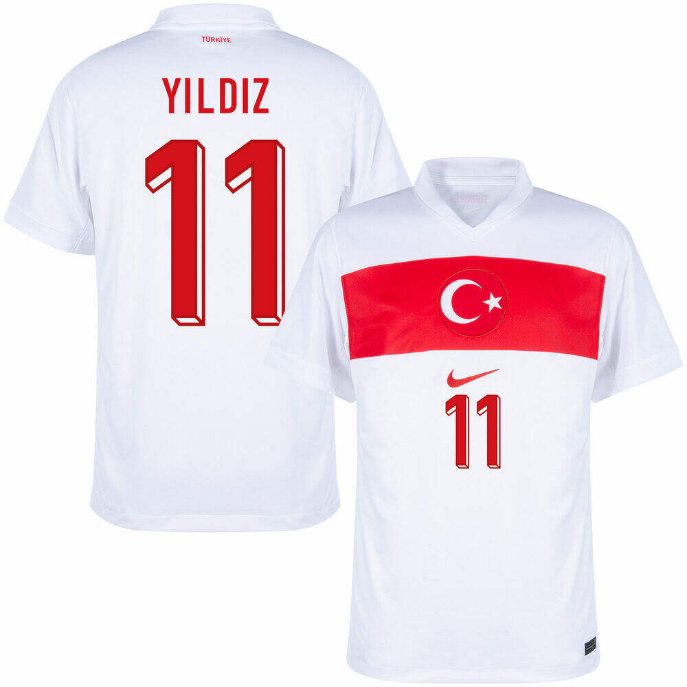 Türkiye Home Soccer Shirt 2024-2025 Season Yildiz