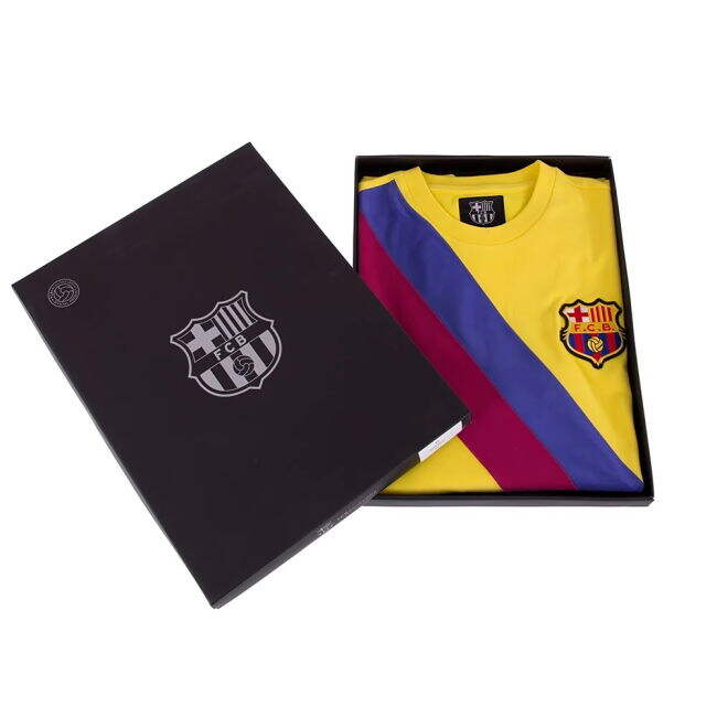 FC Barcelona Away 1974 - 75 Retro Footba - Best - Game- Auth- Casual