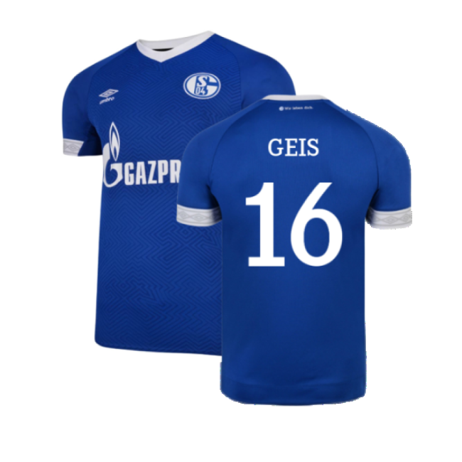 2018-19 Schalke Home Premium Shirt ((Mint) (Mint) Stretch Fabric