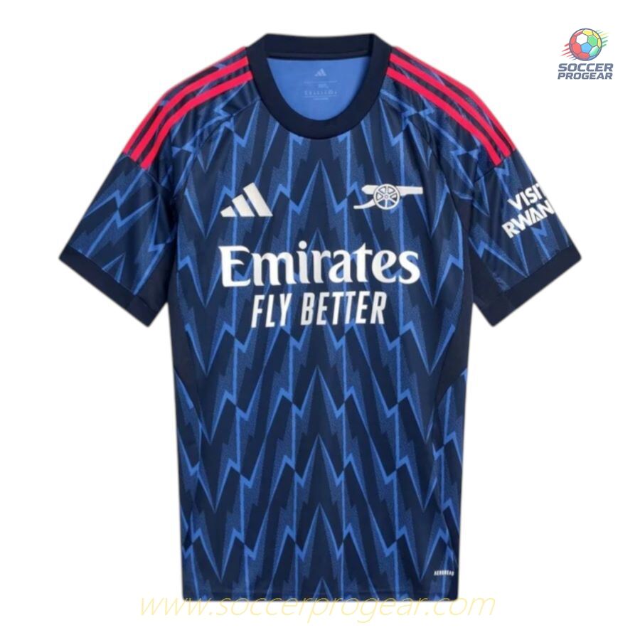 Arsenal Away Soccer Shirt 2025-2026 Season Saliba